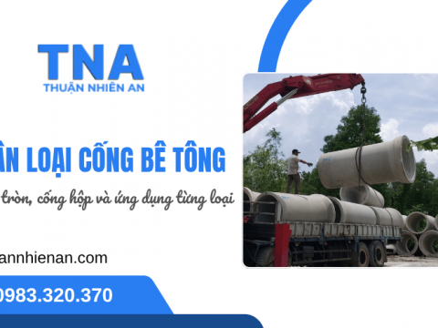 Phân loại cống bê tông: Cống tròn, cống hộp và ứng dụng từng loại